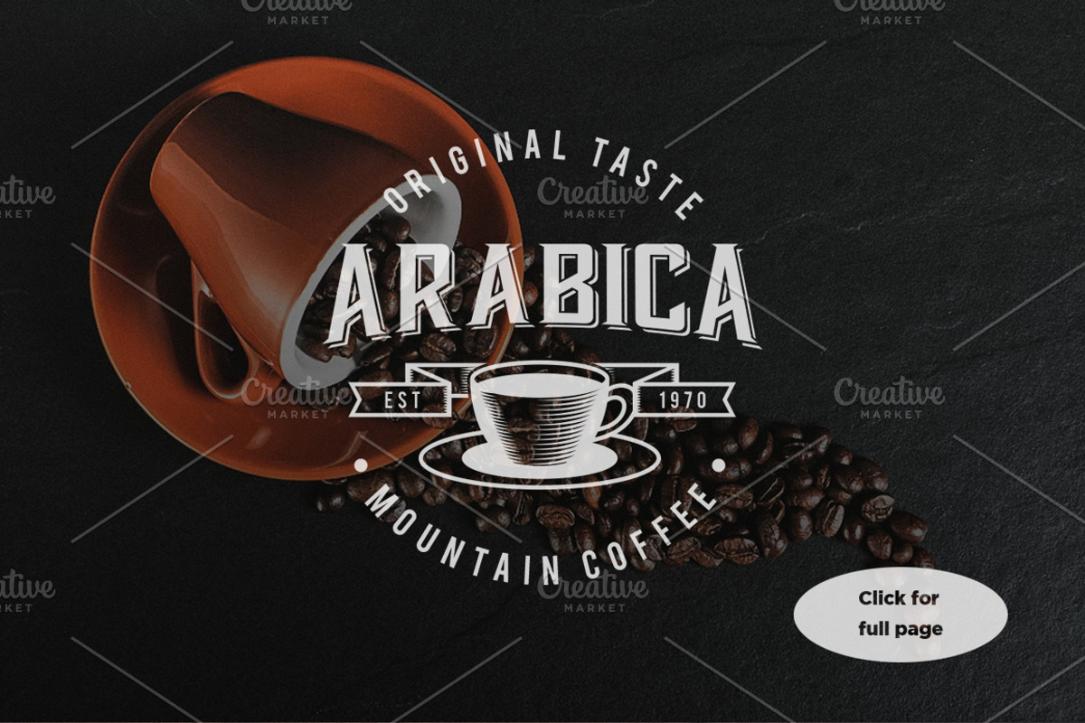 10 Vintage Coffee Logo Badges, a Branding & Logo Template by dreamwaves (Photo 3 of 3)
