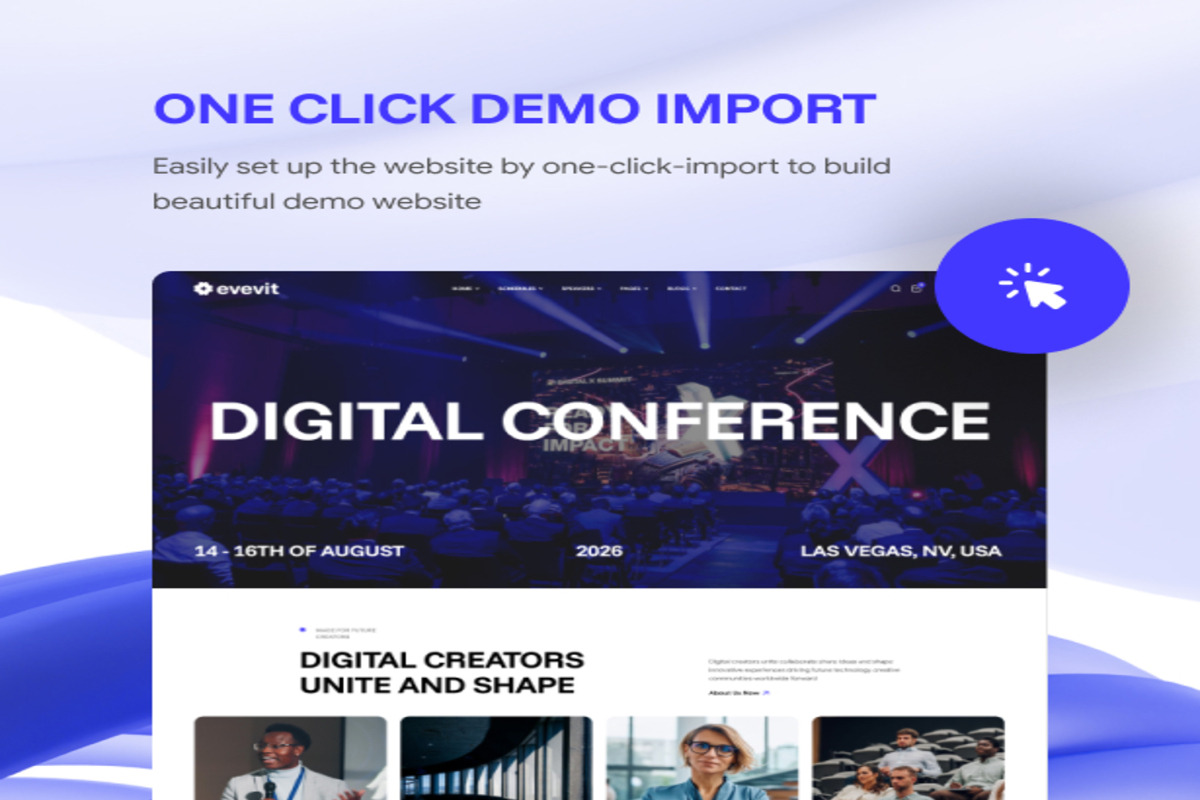 Evevit – Conference & Event, a WordPress Template by Opal Wordpress Theme (Photo 4 of 8)