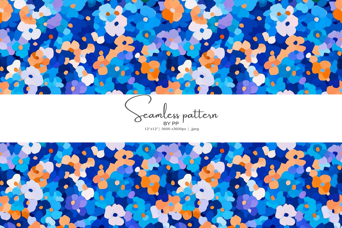 abstract floral seamless pattern, a Pattern Graphic by Pink Studio Art (Photo 1 of 5)