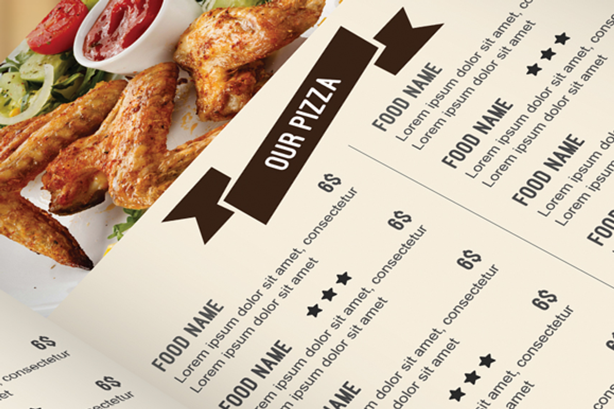 Food Menu 2, a Brochure Template by Nody4Design (Photo 5 of 5)