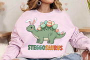 Easter Dinosaur PNG, an Illustration by Canvas Craft (Thumbnail 5 of 6)