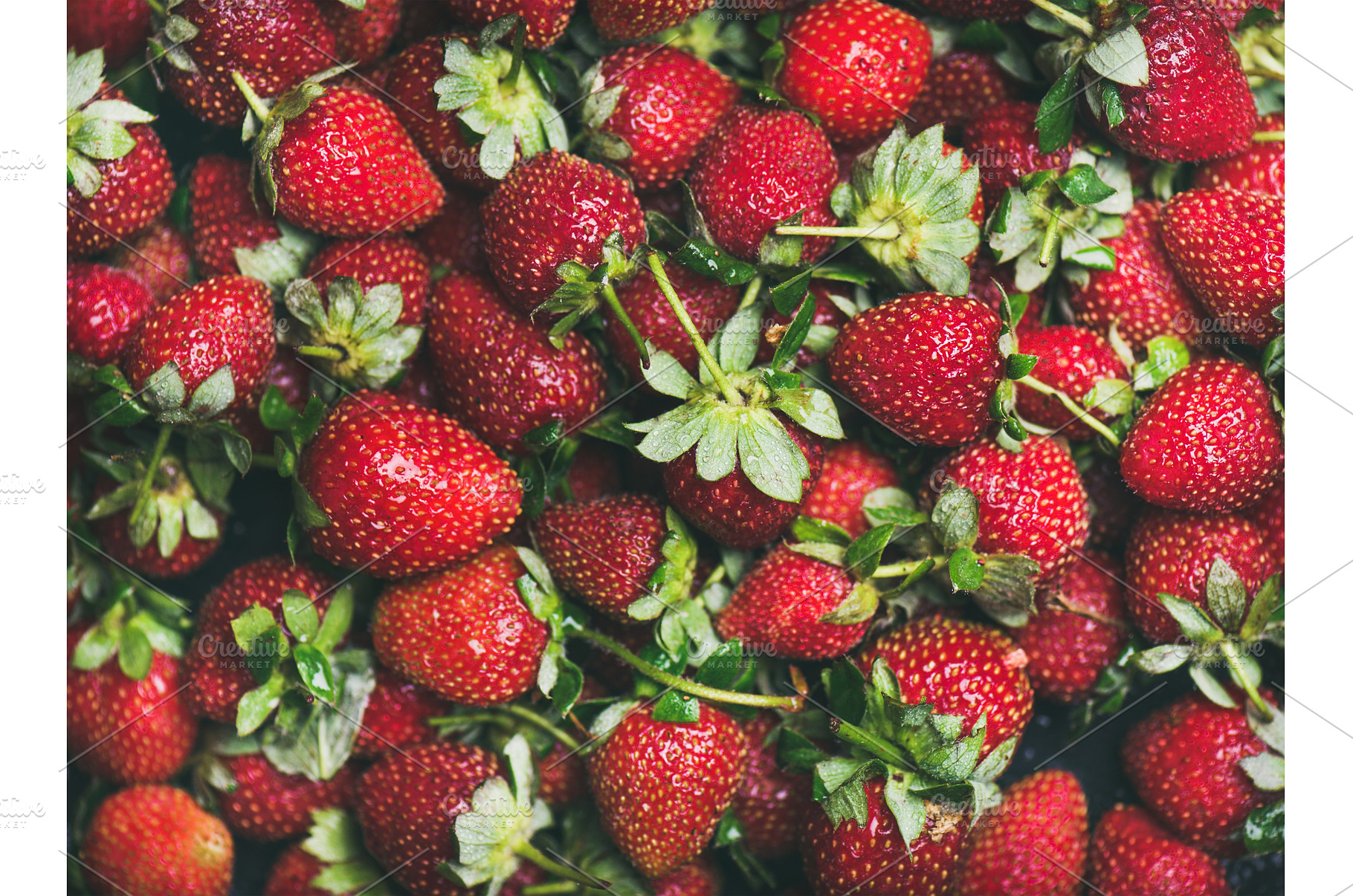 Fresh strawberry texture, wallpaper, a Food & Drink Photo by Foxys