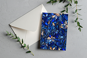 Royal Blue Stained Glass Textures, a Texture Graphic by Artful Assets Boutique (Thumbnail 4 of 4)