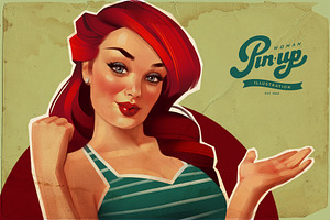 Pin-up woman