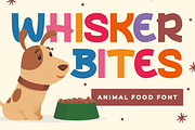 Whisker Bites Animal Food Font, a Font by PutraCetol Studio (Thumbnail 1 of 5)