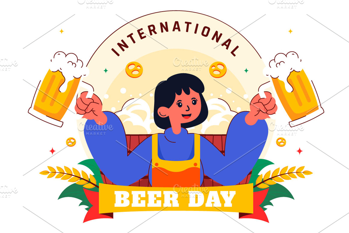 10 International Beer Day, a Food Illustration by denayunebgt (Photo 4 of 4)