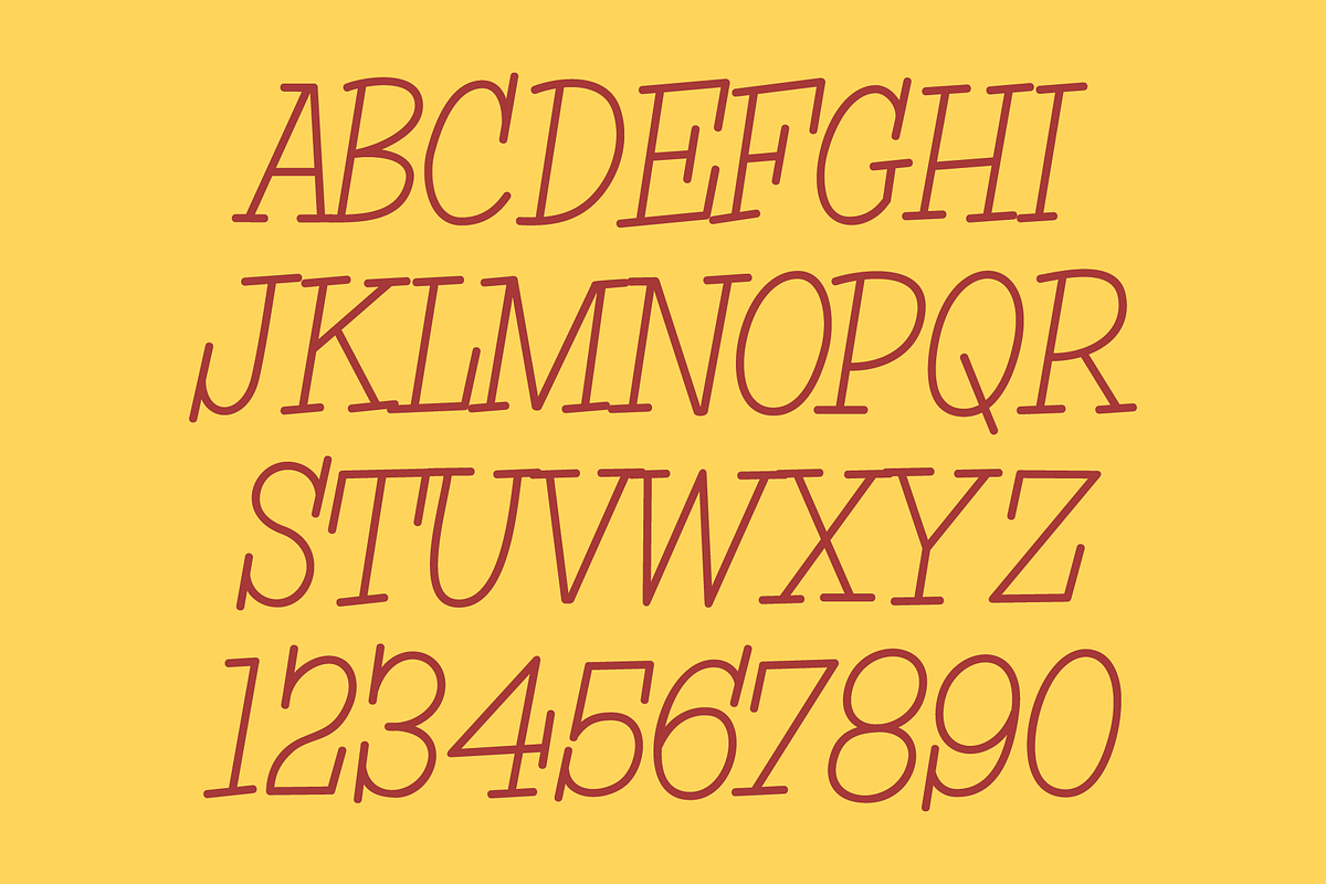 Simple Serif - Hand Lettered Fonts, a Script Font by GG Design (Photo 3 of 16)