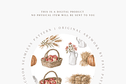 Rustic Farm Market Seamless Pattern, a Pattern Graphic by Pati Charm Studio (Thumbnail 4 of 6)