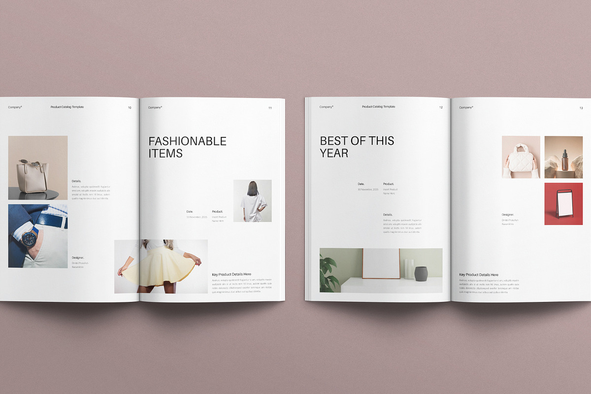 Product Catalog Template, a Brochure Template by E-Type (Photo 5 of 7)