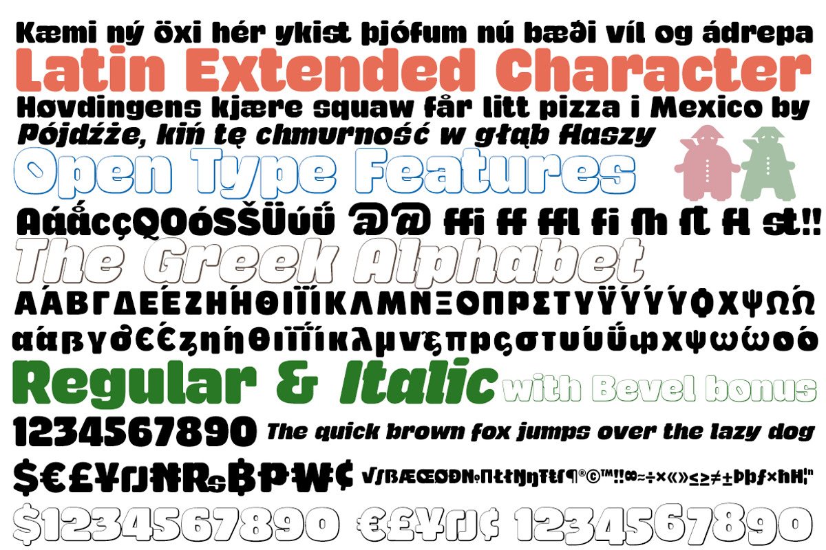 Tabardo font + bonus preview 2