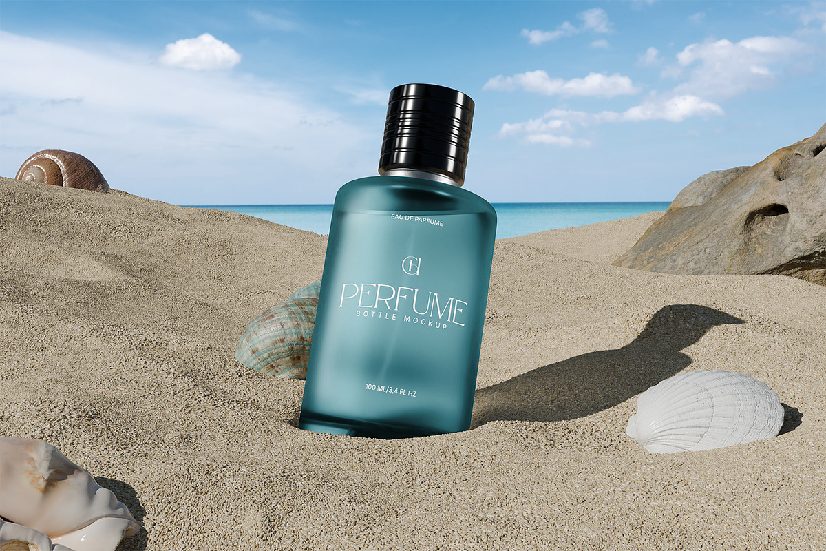 Perfume Bottle Mockup, a Packaging Mockup by Nathatype (Photo 8 of 9)