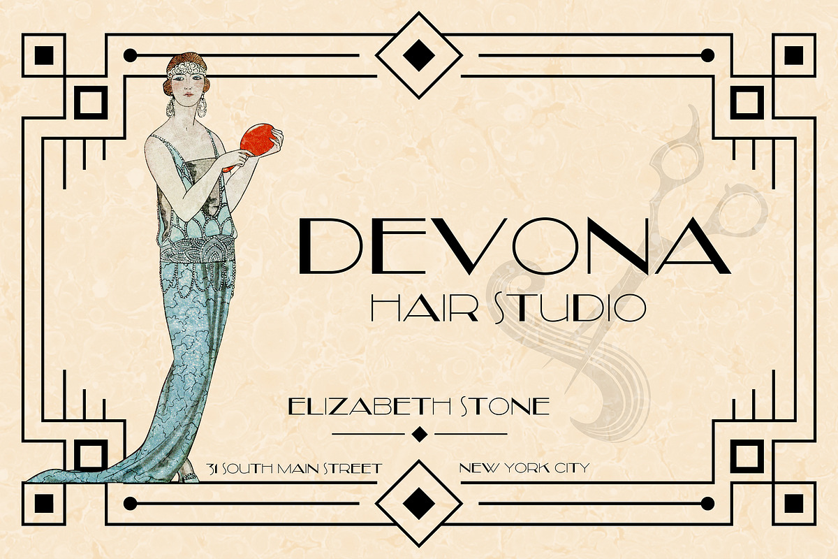 Gatsby Nights - Art Deco Typeface, a Sans Serif Font by HipFonts (Photo 3 of 9)