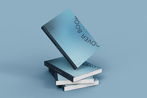 3d Stacked Book Covers Template