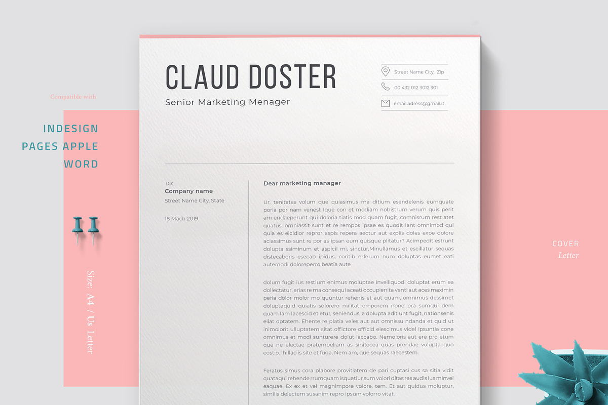 Resume Claud, a Resume Template by Astut (Photo 4 of 7)