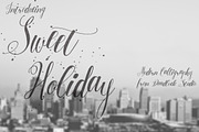 Sweet Holiday, a Script Font by deadlock studio (Thumbnail 1 of 5)