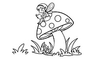 Robot Reading Book Coloring Page, a Wallpaper Graphic by hkmonir (Thumbnail 3 of 3)