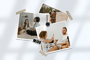 Polaroid Photo Collage Mockup, a Product Mockup by ENATIVE (Thumbnail 4 of 5)