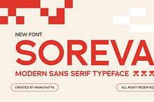 Soreva - Modern Sans Serif Typeface