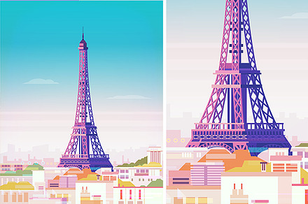 Paris. City landscape