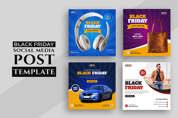 Black Friday Sale Social Media Post