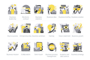 120 Business Illustrations Pack V.2