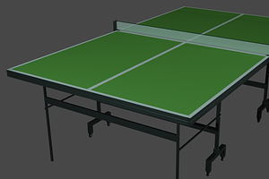 3D Model Of A Ping Pong Table