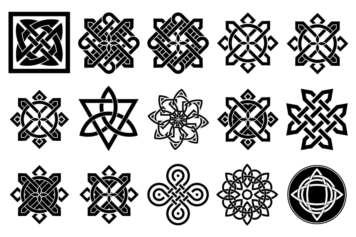 Celtic Knot Style Symbols, an Object Graphic by BackYard Graphics Co. (Photo 8 of 10)