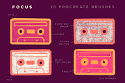 Focus Procreate Brushes, a Brush Add-On by LuOtero (Thumbnail 4 of 5)
