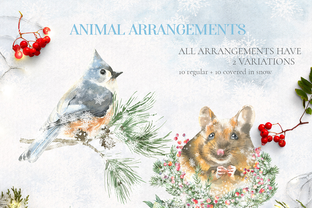 Christmas Watercolor Woodland Story, an Animal Illustration by Catherine Wheel (Photo 9 of 29)
