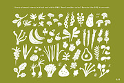 FARMERS MARKET | HAND DRAWN SHAPES, a Food Illustration by Favete Art (Thumbnail 8 of 23)
