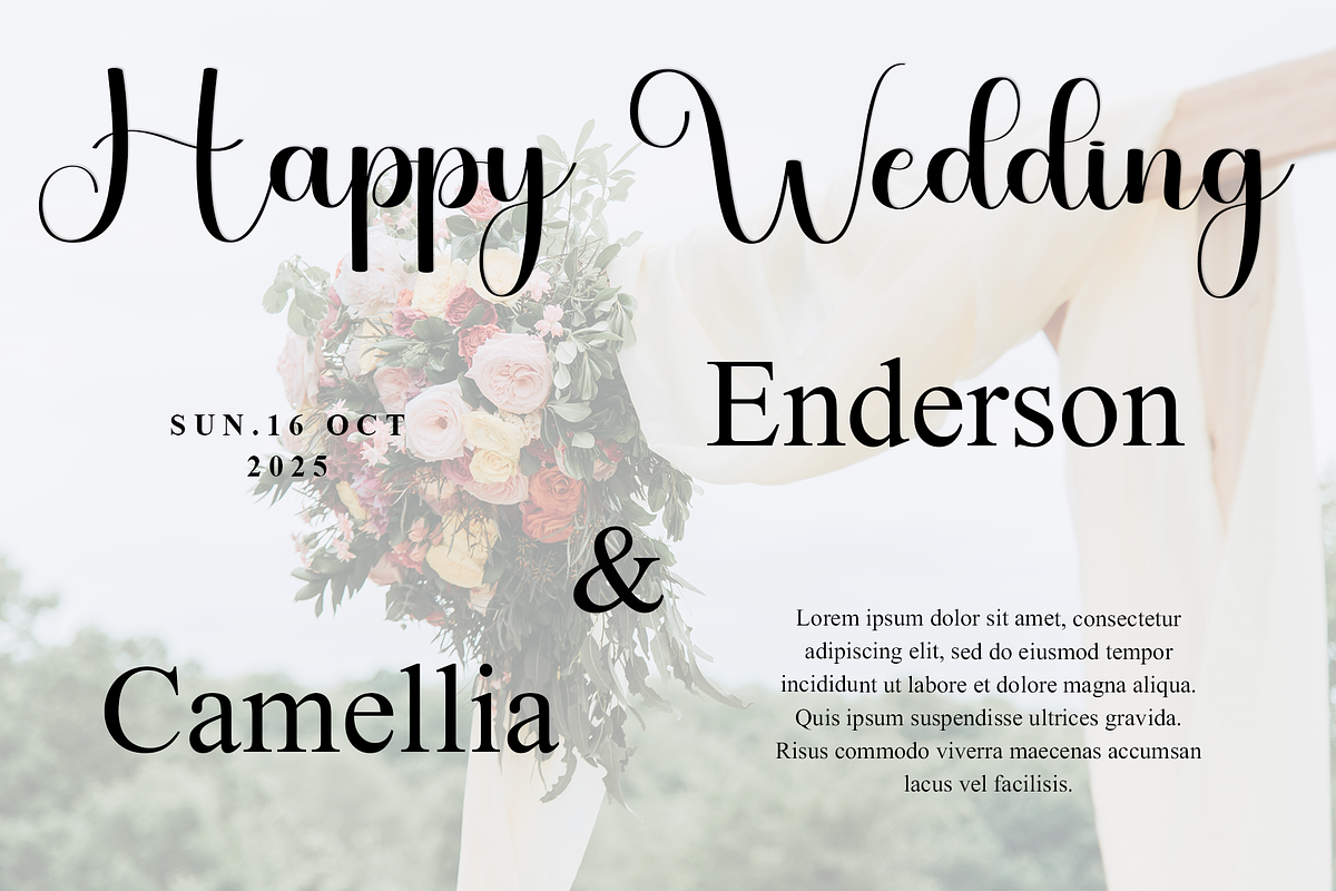 Justify, a Handwritten Font by InermediaSTUDIO (Photo 5 of 8)