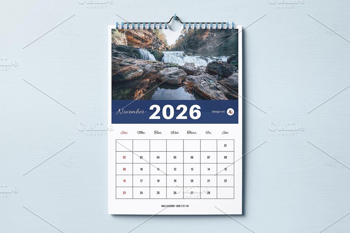 Digital Wall Calendar 26/27 Template, a Brochure Template by GoldenGrid Studio (Photo 14 of 16)
