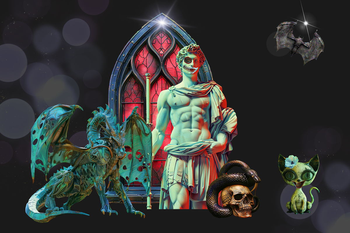 Gothic Collage Elements, an Object Graphic by JulsIst (Photo 7 of 10)
