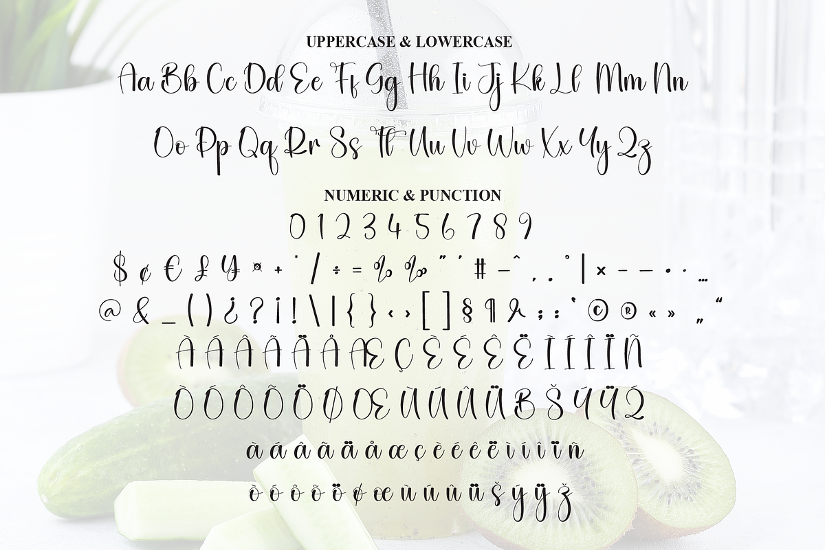 Smoothie | Script Font, a Handwritten Font by Scratchones (Photo 7 of 8)