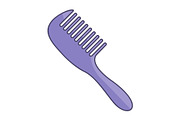 Hair Comb Vector Icon, an Icon by Pexelpy (Thumbnail 1 of 2)