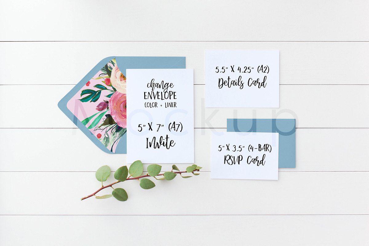 Wedding Suite Mockup - Manzanita S2, a Print Template by ILLONA GRAPHICS (Photo 4 of 5)