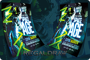 Futuristic Space Flyer, a Flyer Template by regalDRAW (Thumbnail 2 of 3)