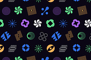 Brutalism shapes set + backgrounds, a Decorative Illustration by PaperTrident (Thumbnail 9 of 9)