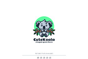 Cute Koala Mascot Logo Design, a Branding & Logo Template by Artnivora.Std (Thumbnail 1 of 4)