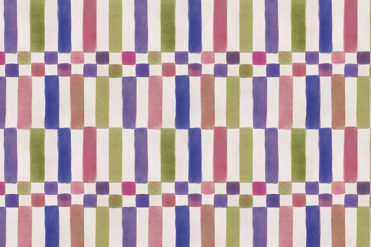 Dopamine Watercolour Collection, a Pattern Graphic by Maria Budarkiewicz (Photo 9 of 15)