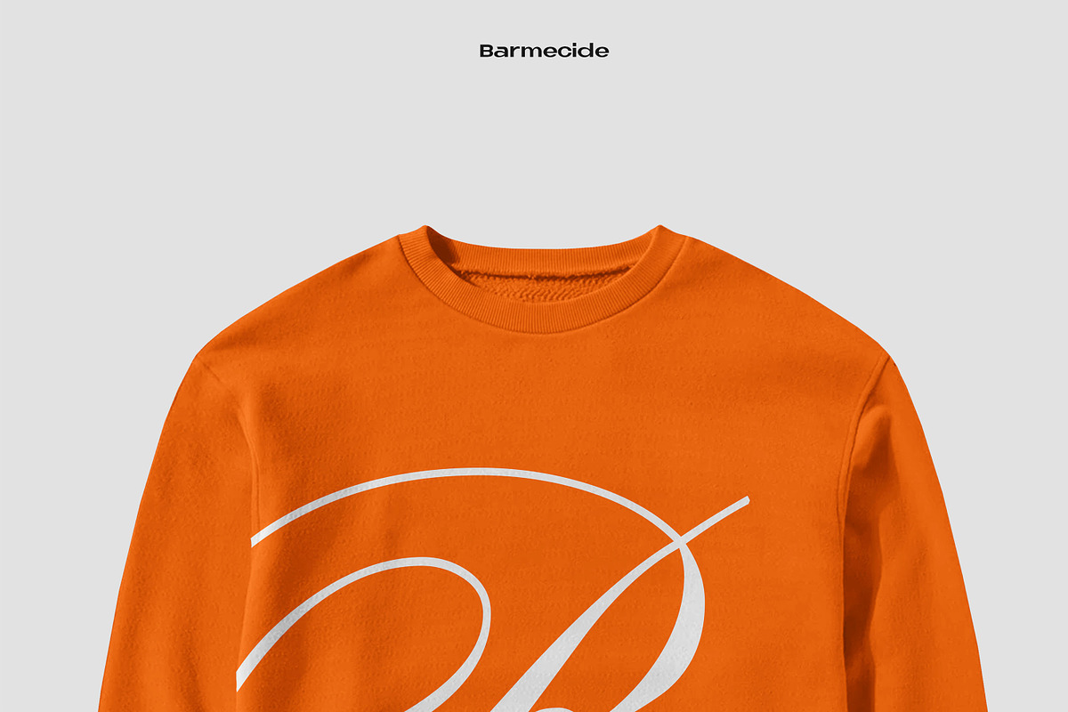 Boxy-fit Sweatshirt mockup download, an Apparel Mockup by Barmecide Mockup Studio (Photo 2 of 3)