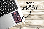 Dark Cartoon Tarot Cards Deck, an Object Illustration by Mugio (Thumbnail 3 of 6)