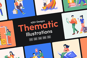 Thematic Illustrations, a Person Illustration by Vectors Market