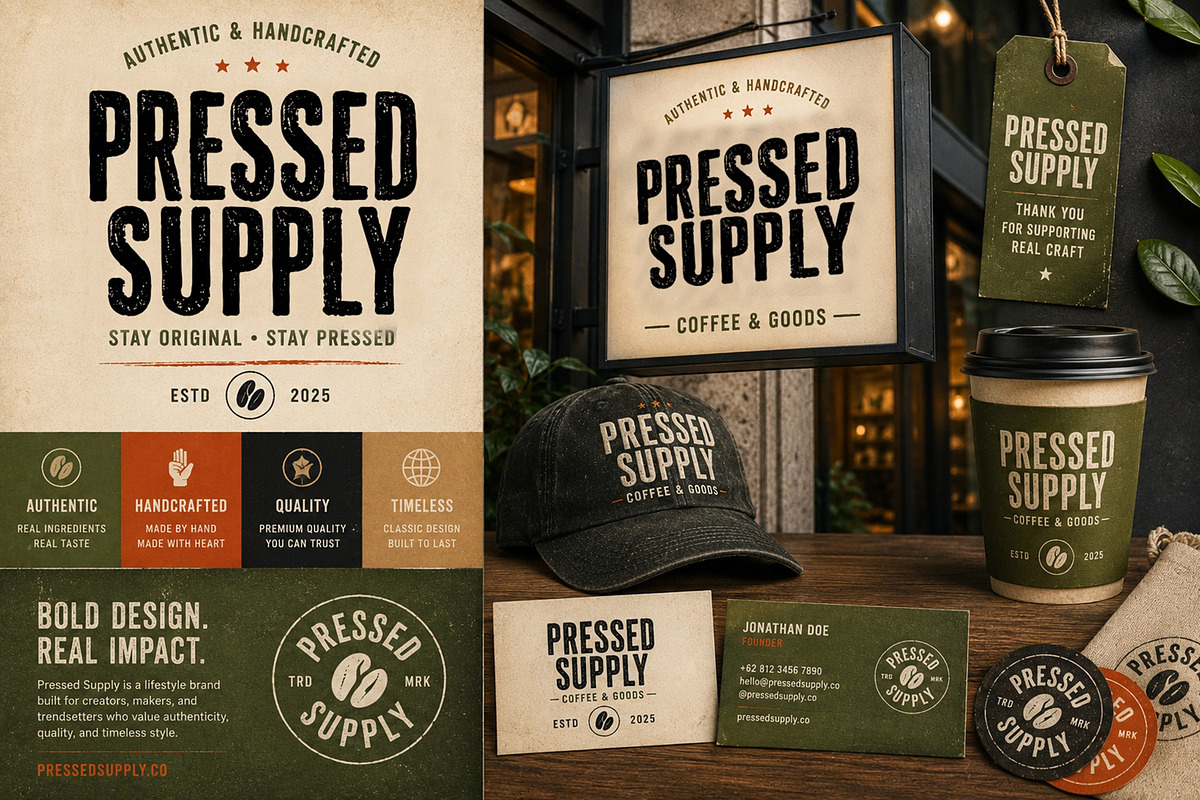 Pressed Supply, a Sans Serif Font by Art StoreID (Photo 10 of 10)