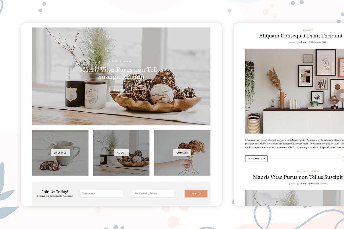 Silas - Blog WordPress Theme, a WordPress Template by azuratheme (Photo 3 of 6)