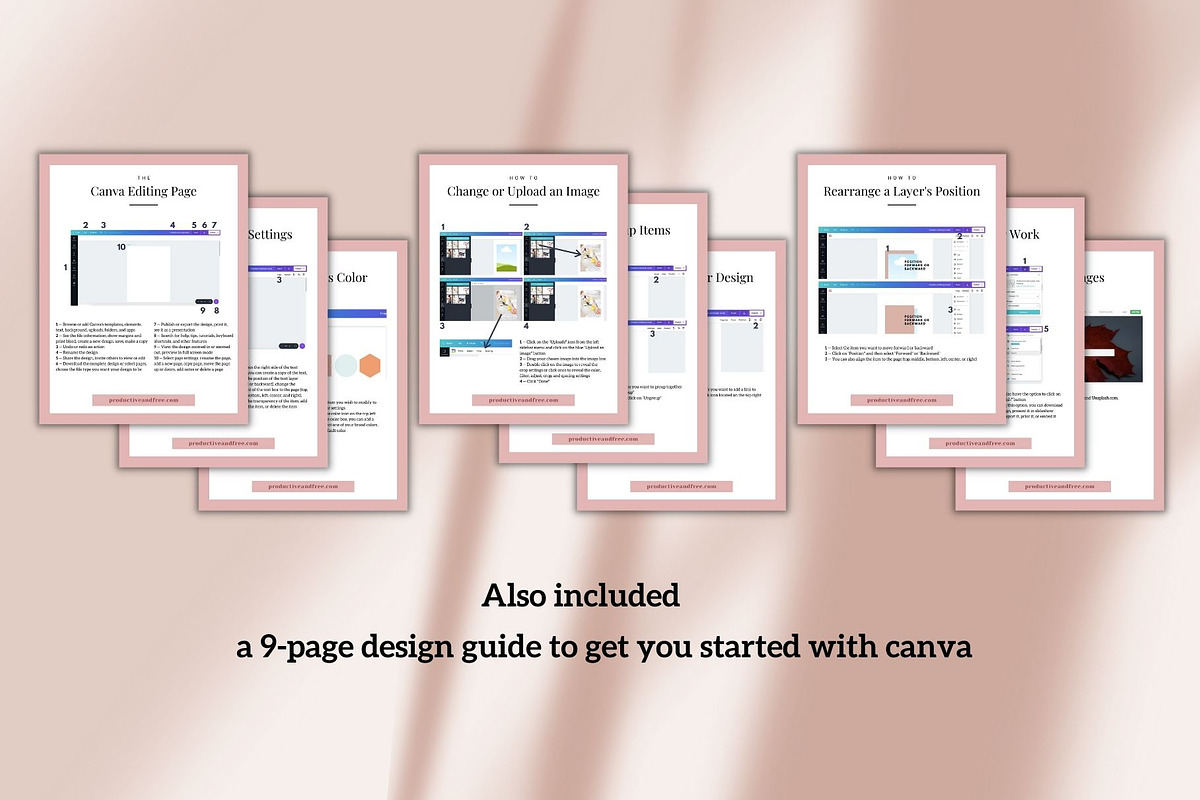 Two Page Media Kit in Pink, a Templates & Theme by ProductiveandFree (Photo 7 of 11)