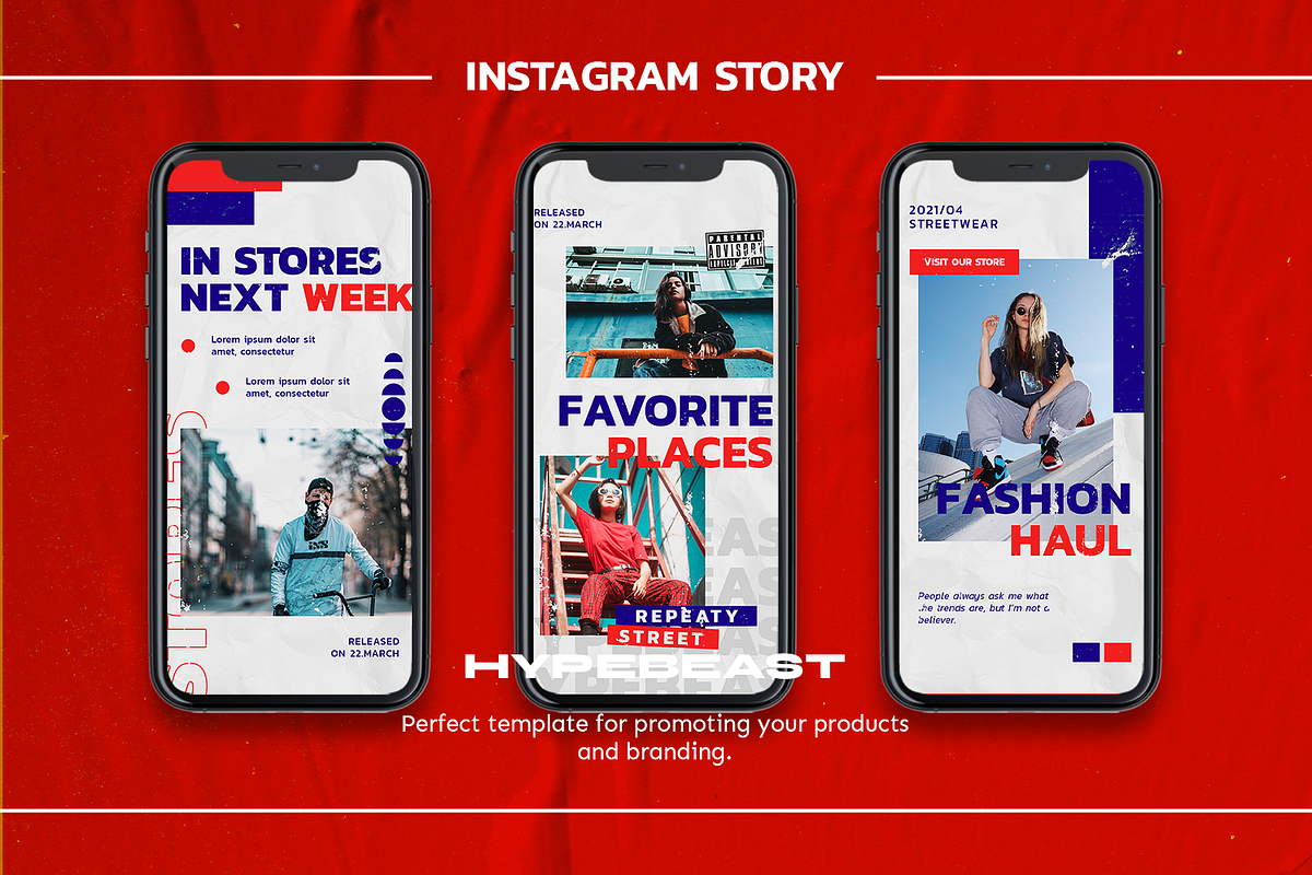 Ludenm-Hype Instagram Stories & Post, a Social Media Template by MYDesign (Photo 3 of 5)