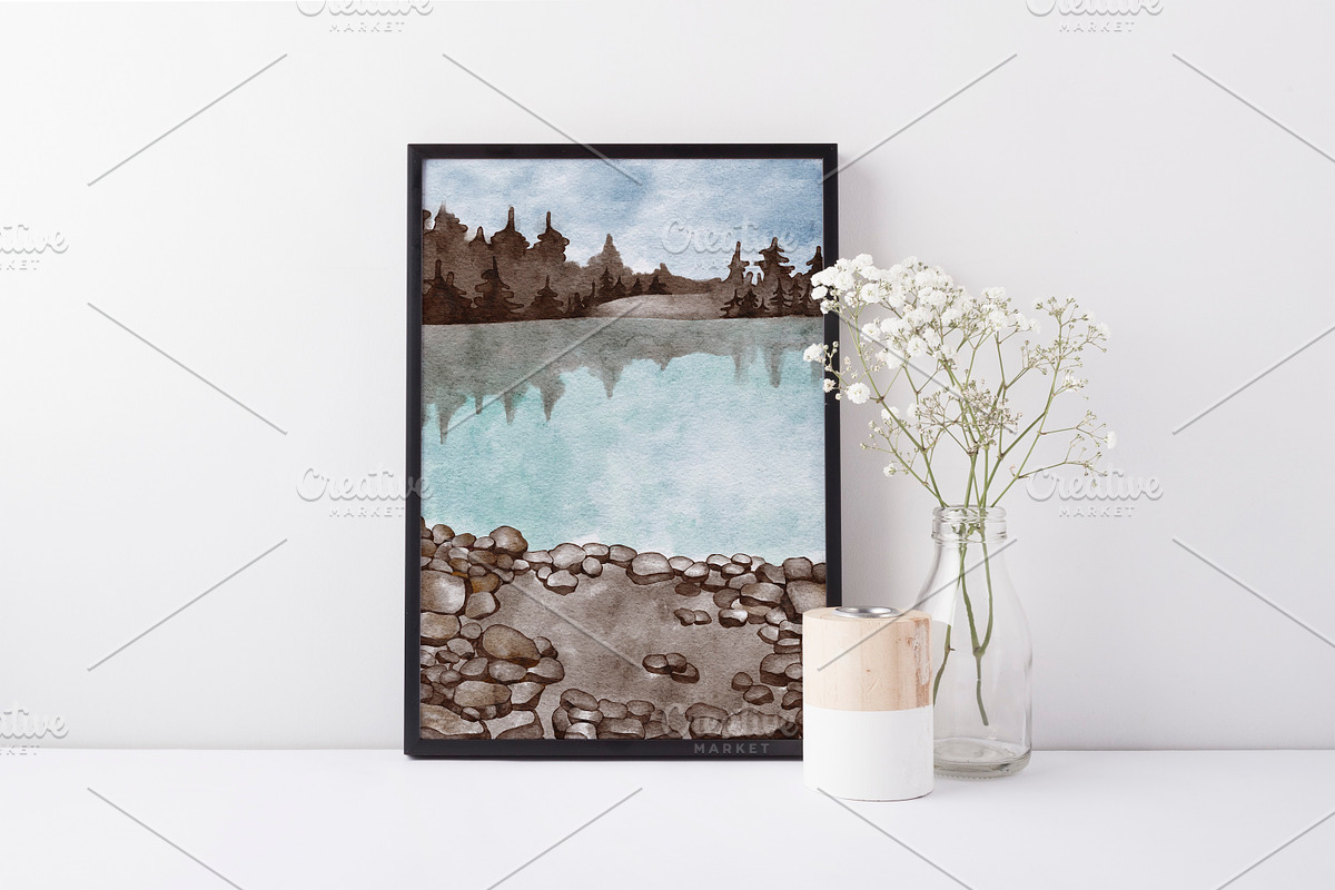 Wild Camping Watercolor Collection, a Sport Illustration by BarvArt (Photo 9 of 22)