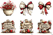 Whimsical Spring Clipart Bundle, an Illustration by Sublimation Artist (Thumbnail 5 of 7)