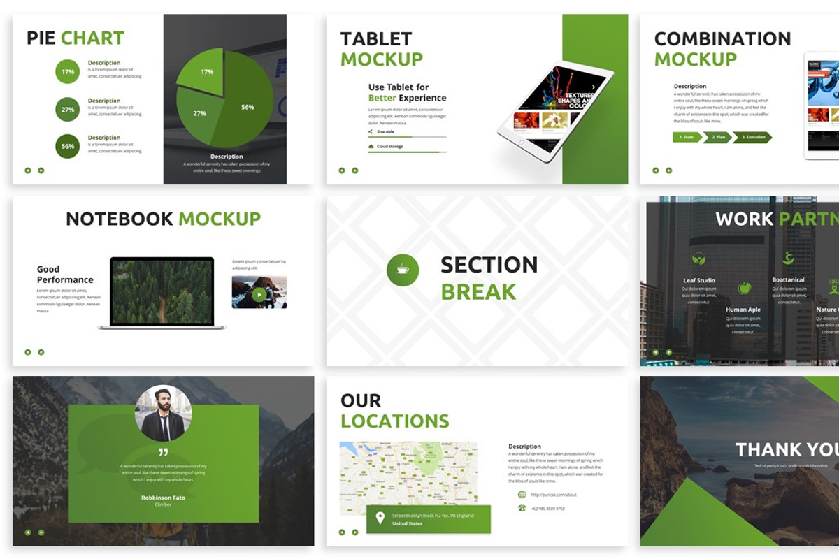 Puncak - Nature Keynote Template, a Presentation Template by SlideFactory (Photo 4 of 4)